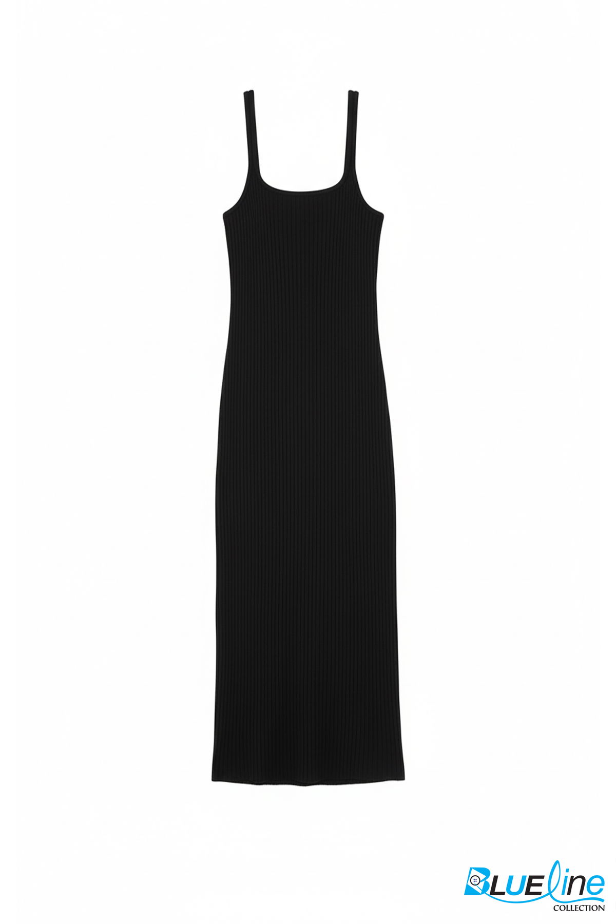 SOFT RIBBED BODYCON MIDI DRESS