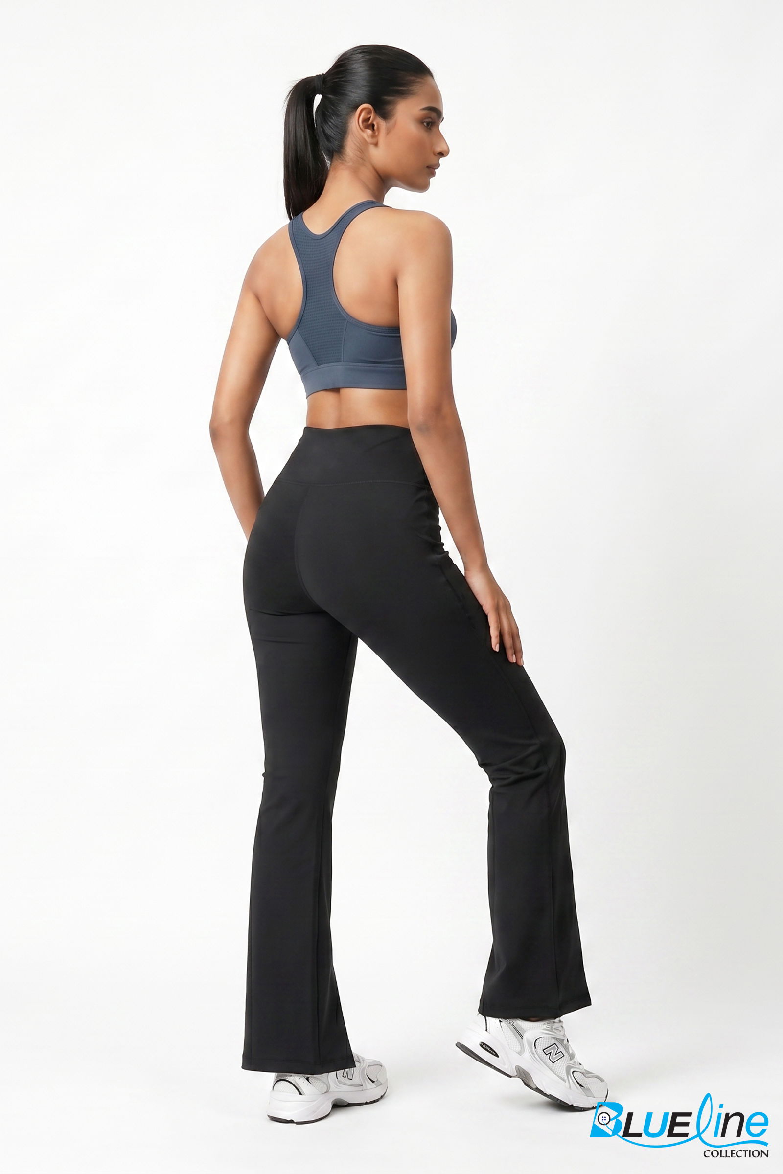 SPLIT HEM FLARE LEGGINGS