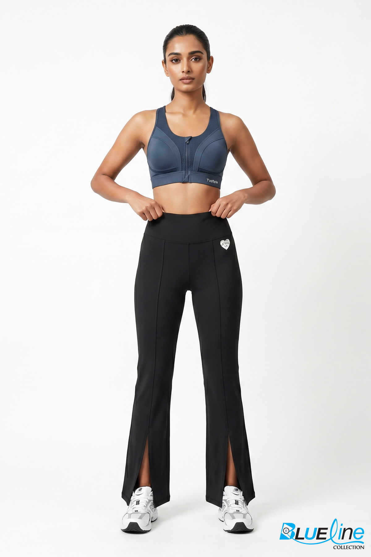 SPLIT HEM FLARE LEGGINGS