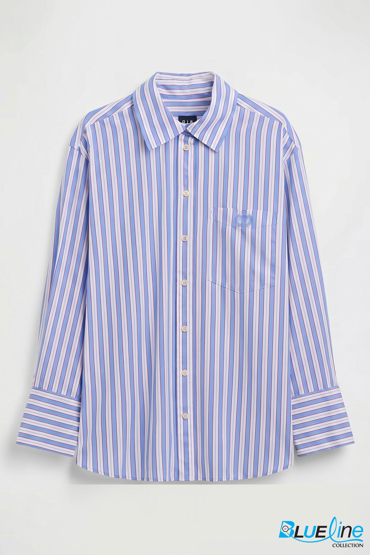 STRIPE POPLIN BIG SHIRT