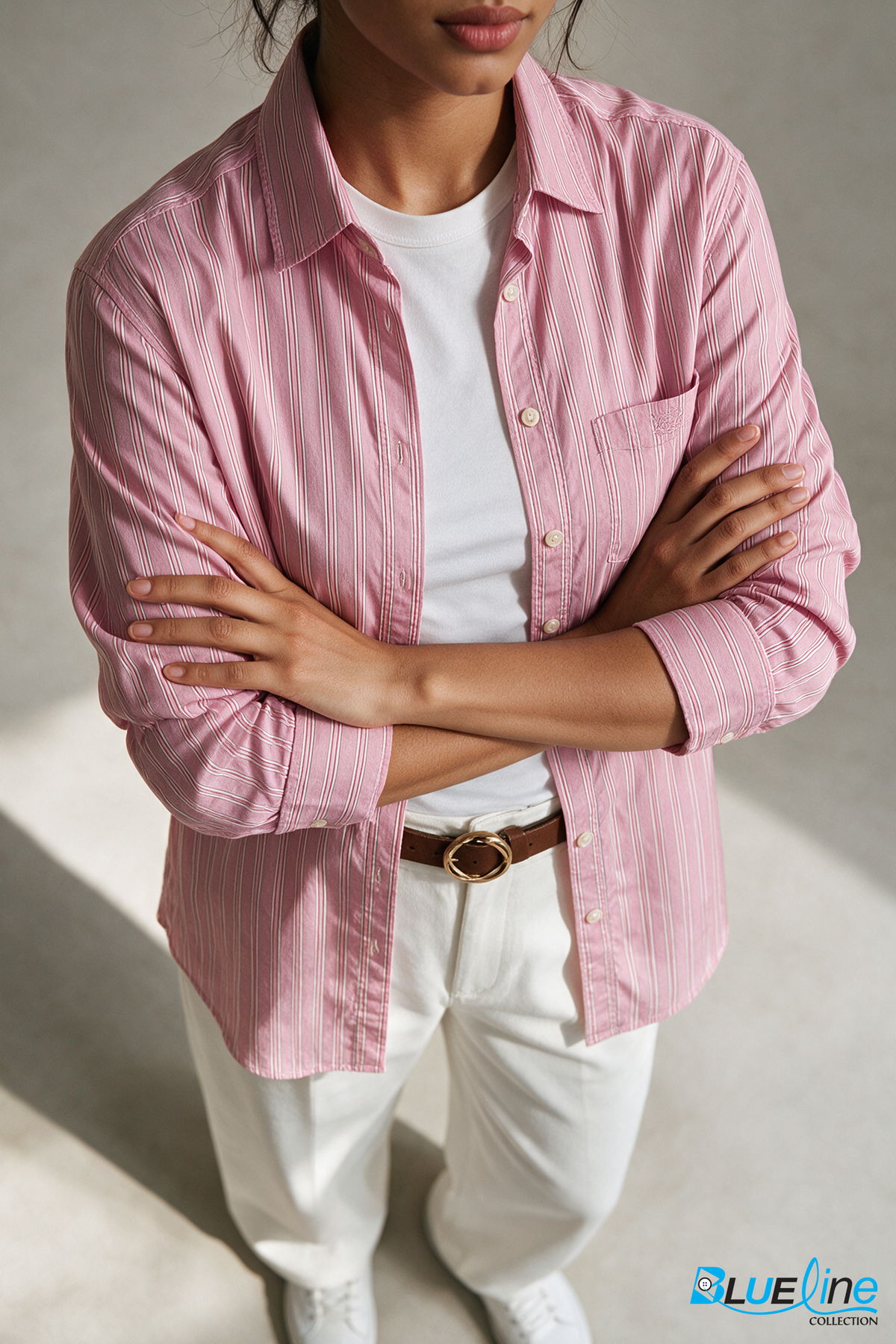 STRIPE POPLIN BIG SHIRT