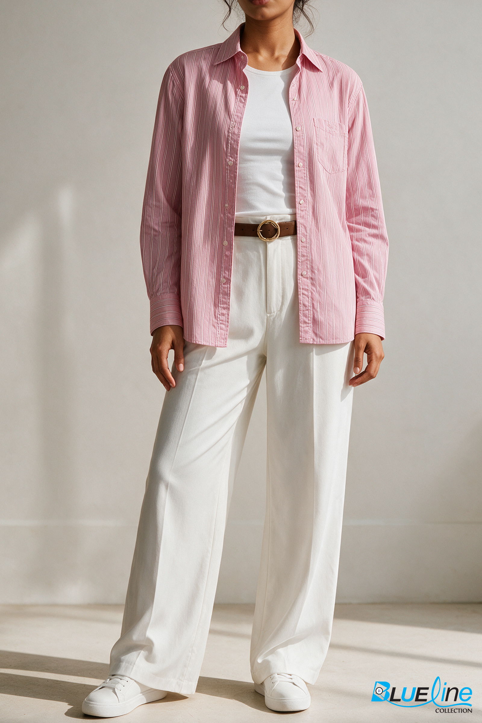 STRIPE POPLIN BIG SHIRT