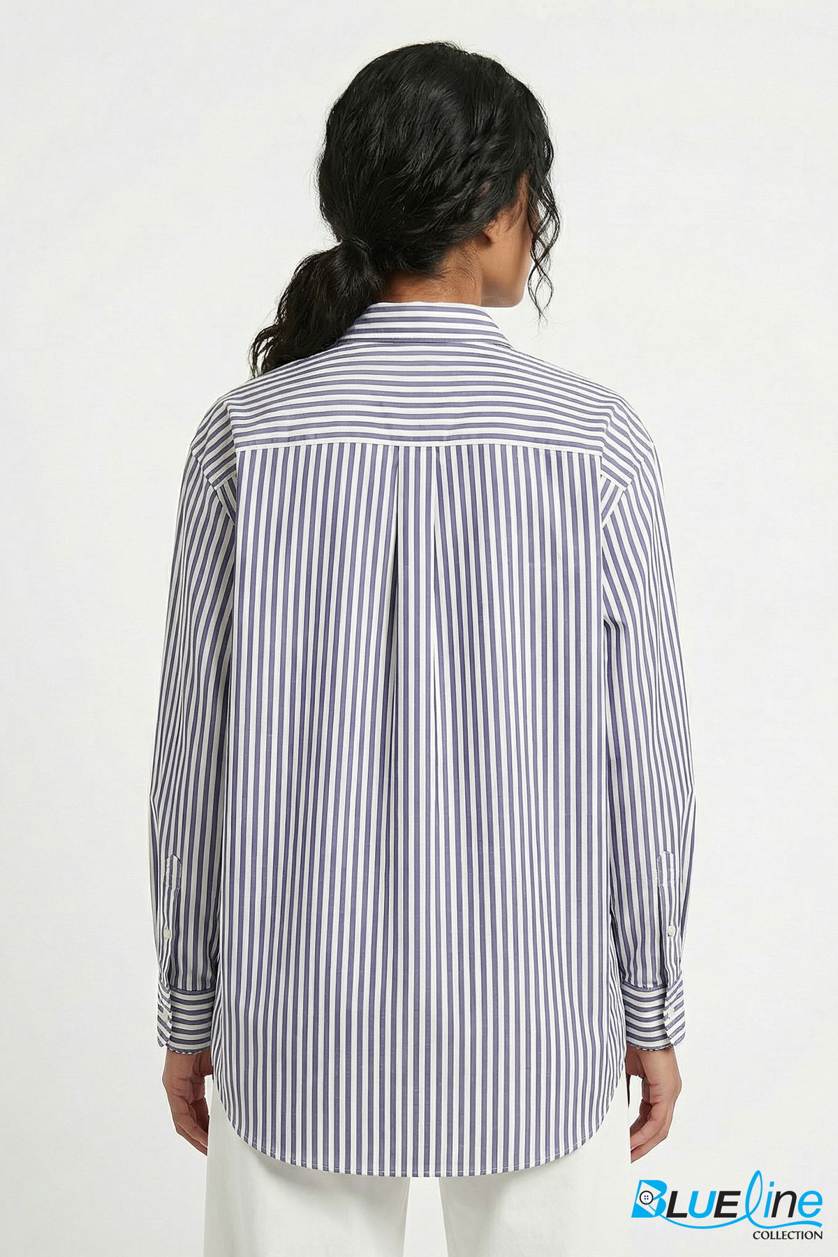 STRIPE RELAXED BUTTON-DOWN SHIRT