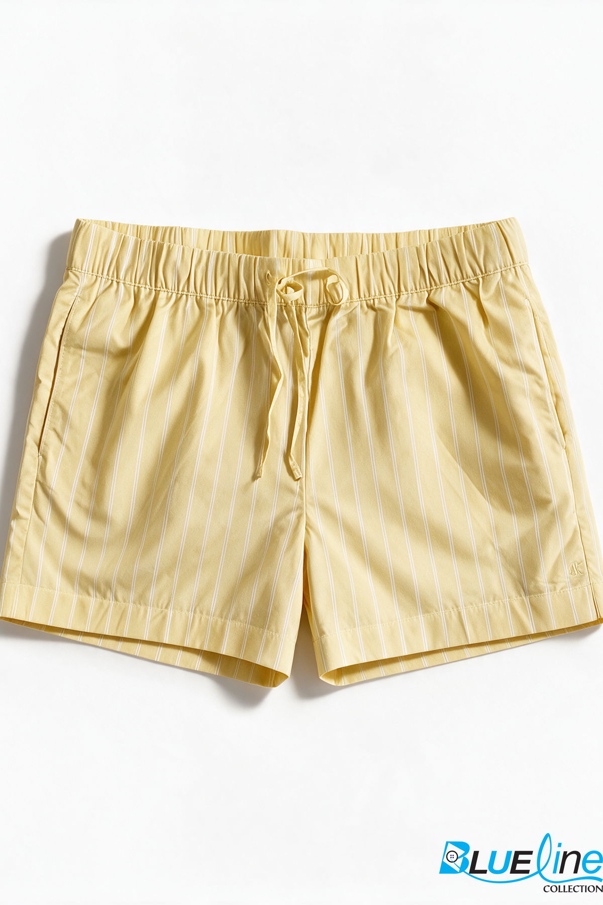 Women’s High-Rise Cotton Striped Shorts