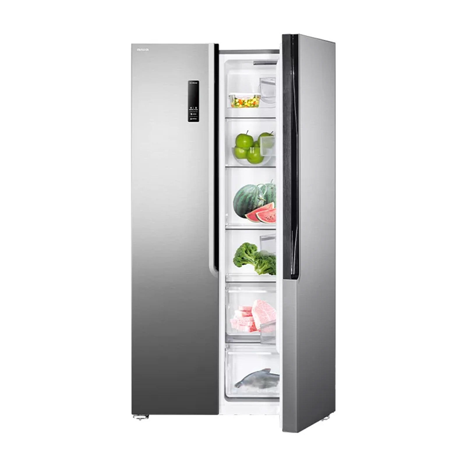 AIWA SIDE BY SIDE REFRIGERATOR - AWCHCD-518W