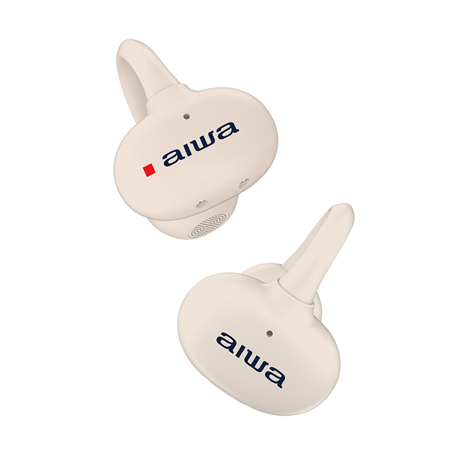 AIWA OPEN-EAR TWS EARBUDS IVORY - AT H06 EDGE