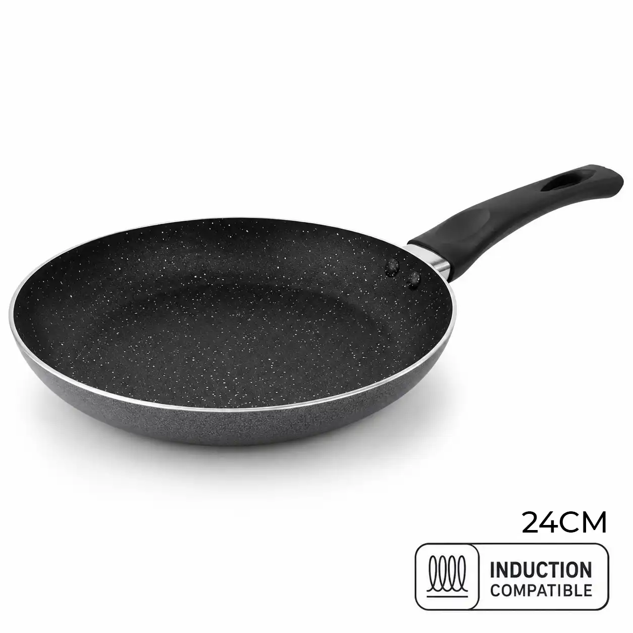 DECORLINE NON STICK TAPPER FRY PAN 24CM - TGEXTF240