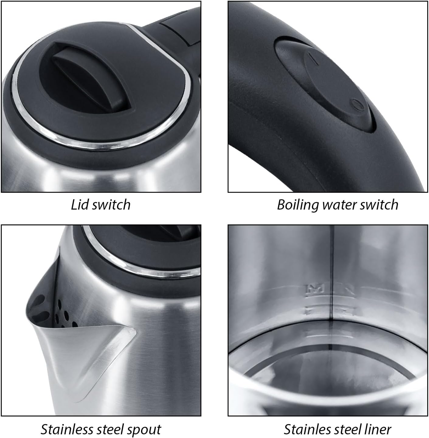 DECORLION ELECTRIC KETTLE 1.8 L - TGGBY1811 - 2