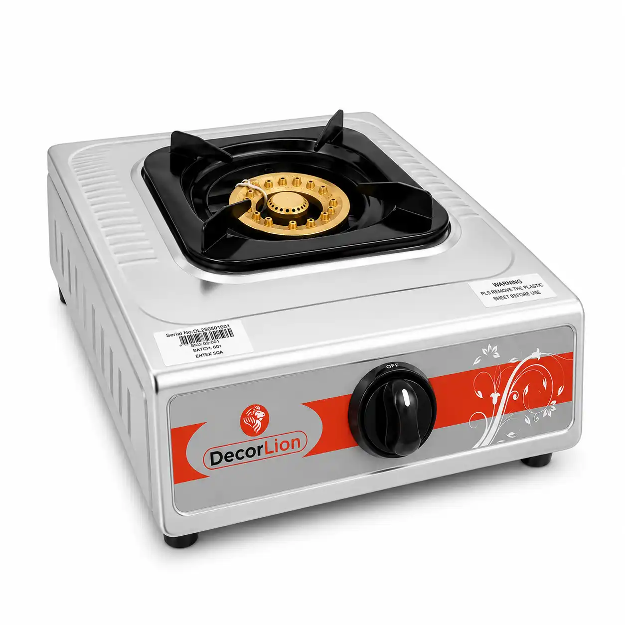 DECORLION SINGLE BURNER GAS STOVE - DLFA1002