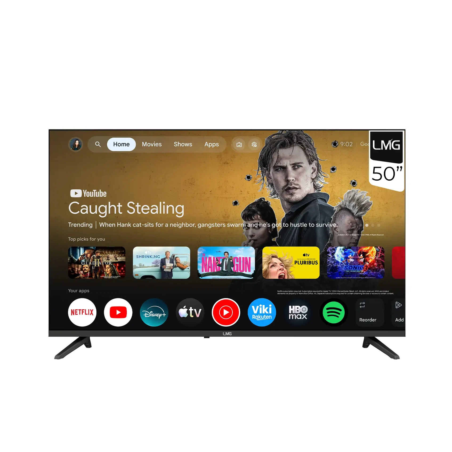 LMG 50" GOOGLE SMART TELEVISION - L5G0M9SW