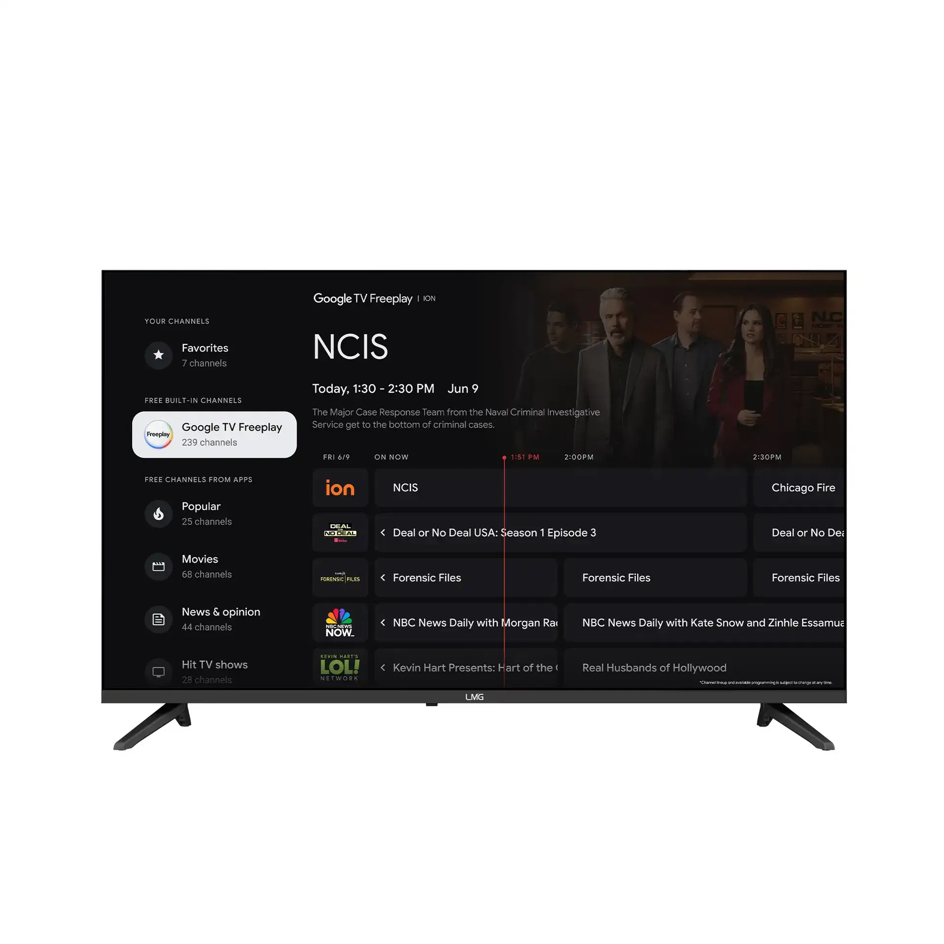 LMG 50" GOOGLE SMART TELEVISION - L5G0M9SW - 4