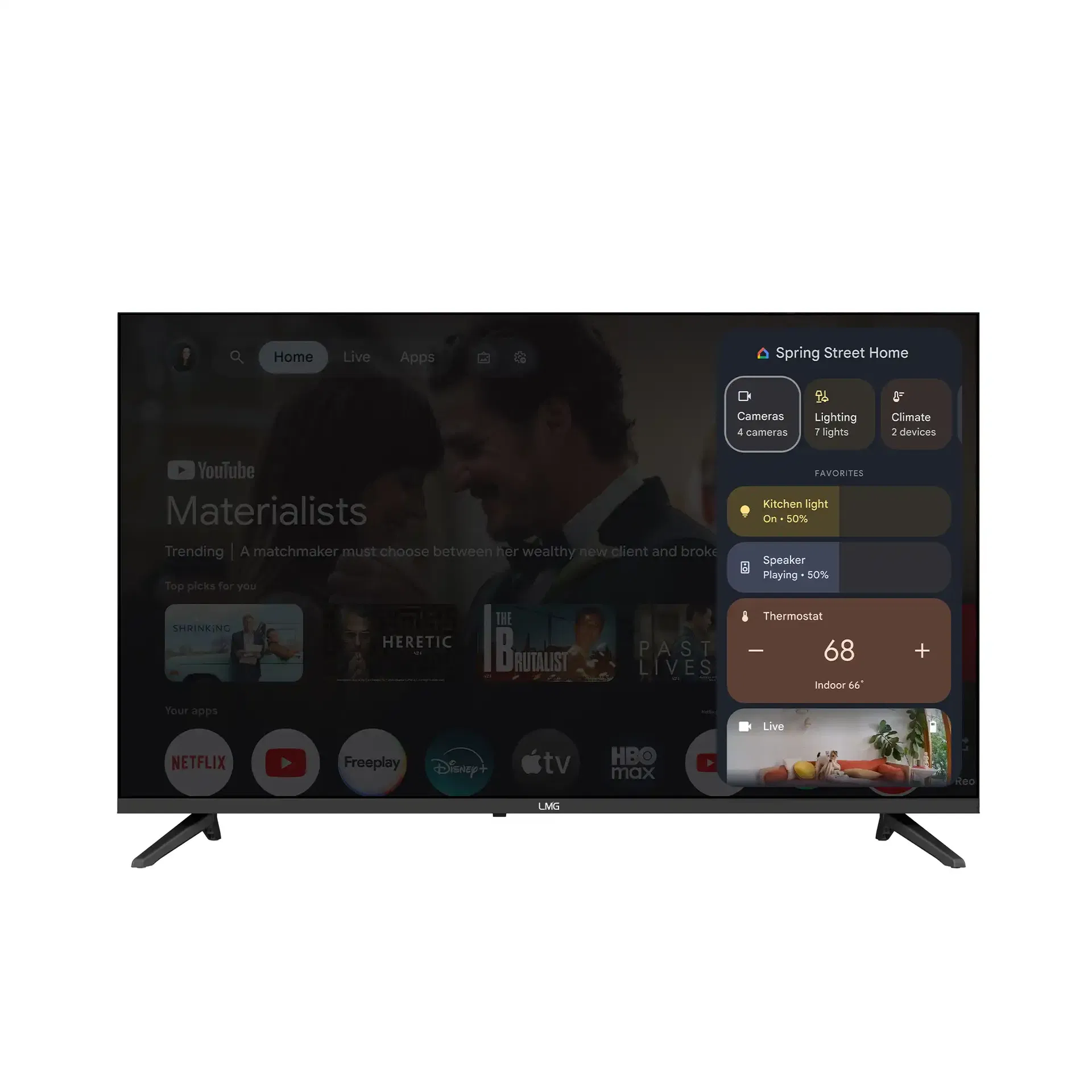 LMG 50" GOOGLE SMART TELEVISION - L5G0M9SW - 5