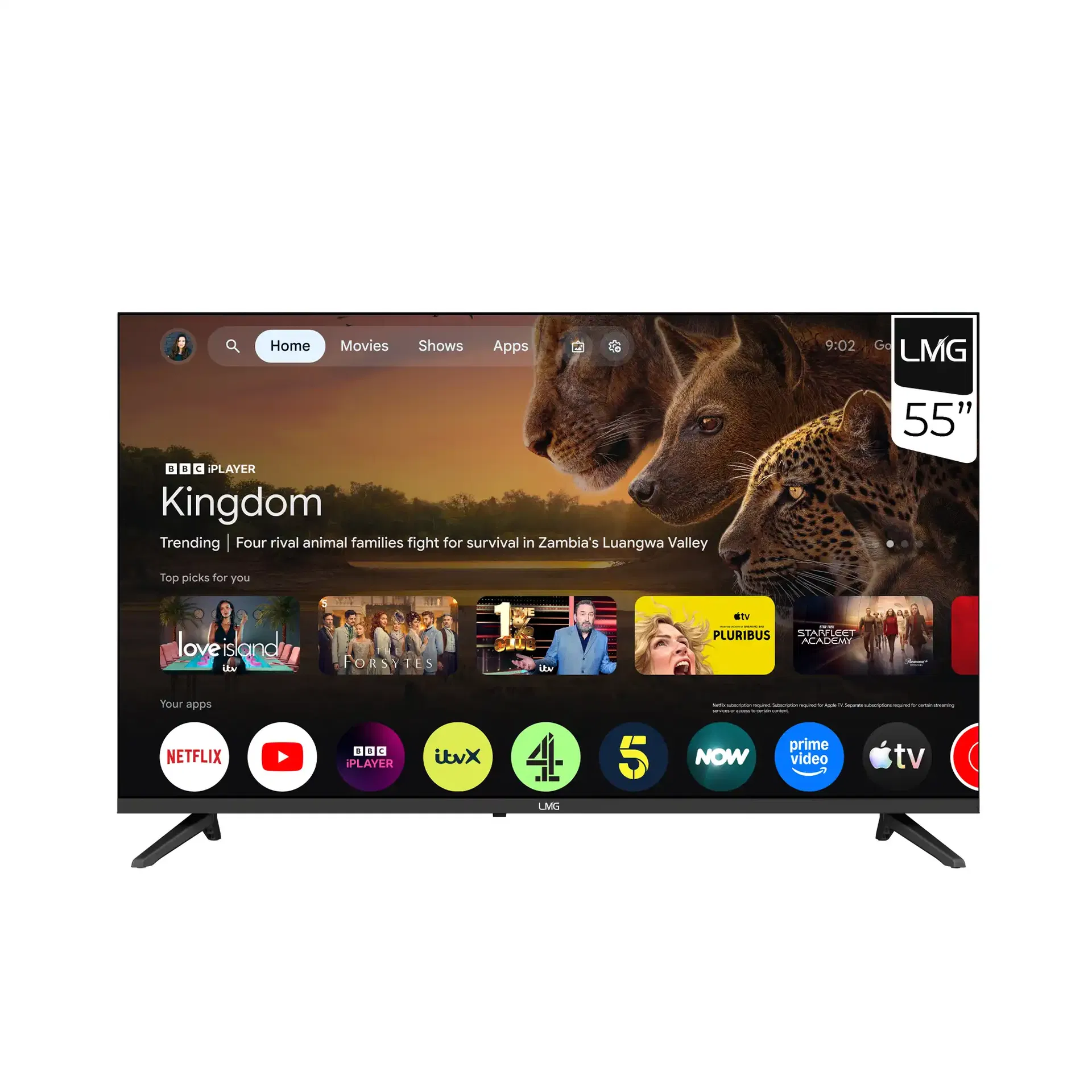 LMG 55" GOOGLE SMART TELEVISION - L5G5M9SW