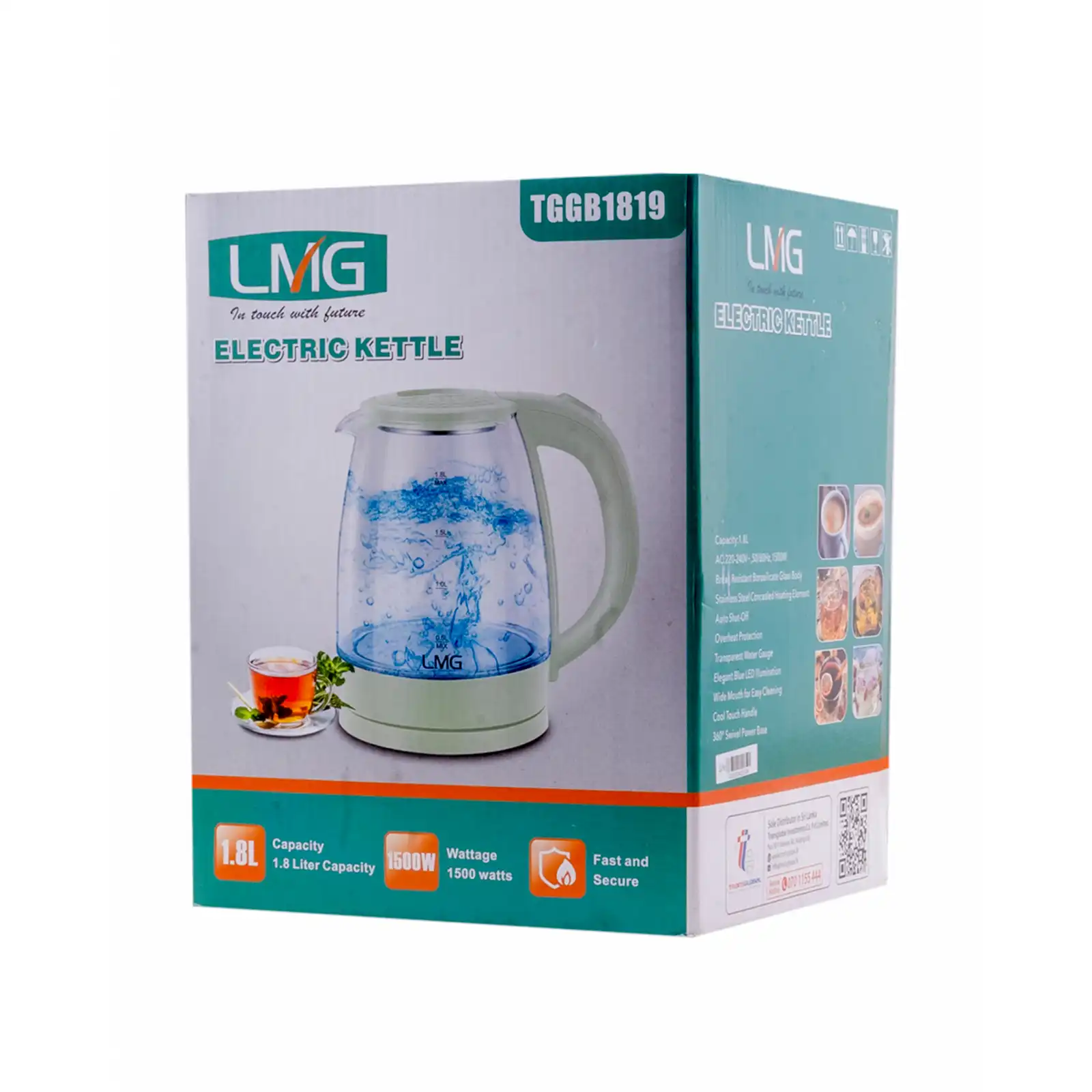 LMG ELECTRIC KETTLE 1.8L - TGGB1819 - 3