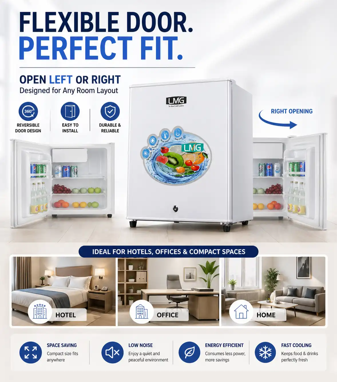 LMG MINI REFRIGERATOR - LHMMGDF107 - 4