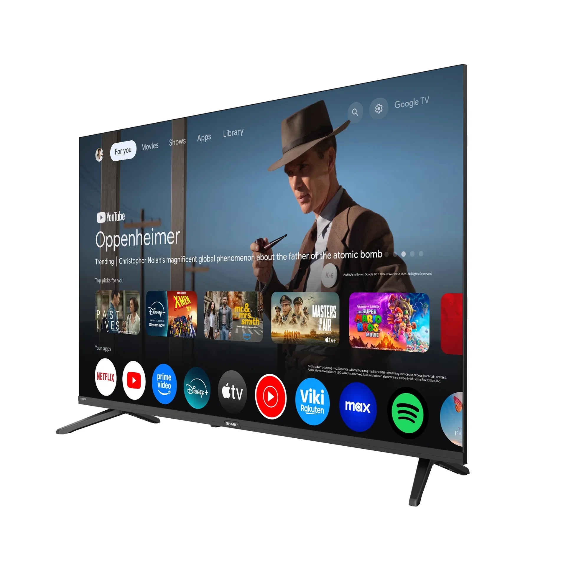 SHARP AQUOS GOOGLE TELEVISION - C43GH3000X