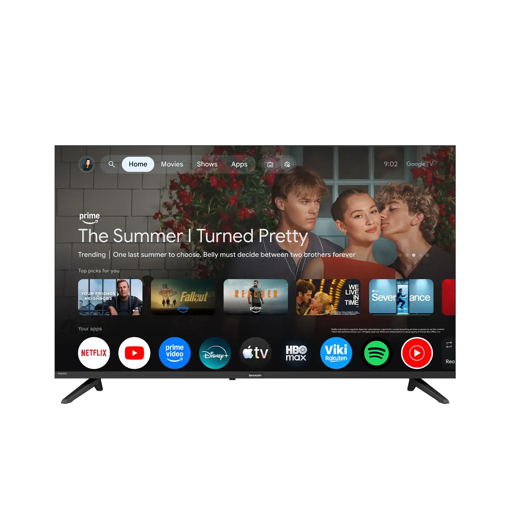 SHARP AQUOS 4K GOOGLE TELEVISION - C55HJ6000X