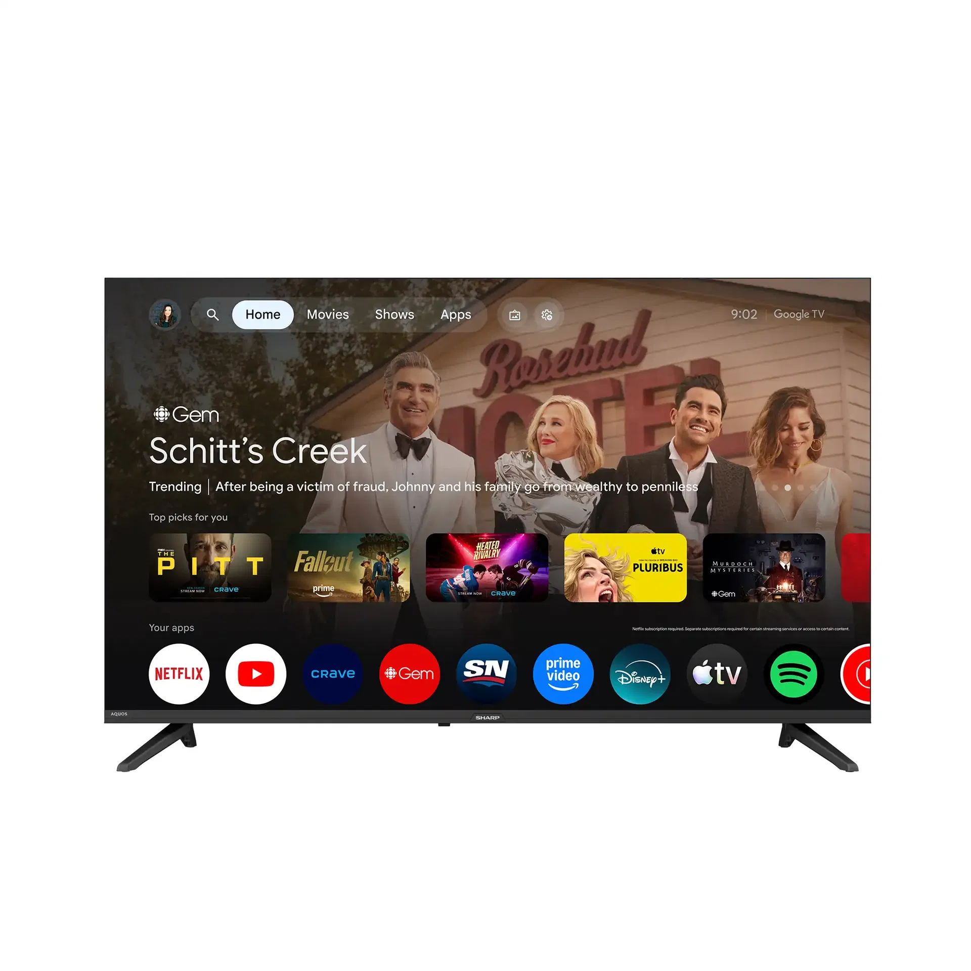 SHARP 75" AQUOS TRU GOOGLE TELEVISION - C75HN7000X
