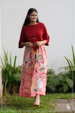 Blush Canvas Skirt - 2