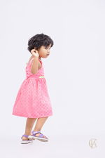 Infant Pink Bloom Dress  - 5