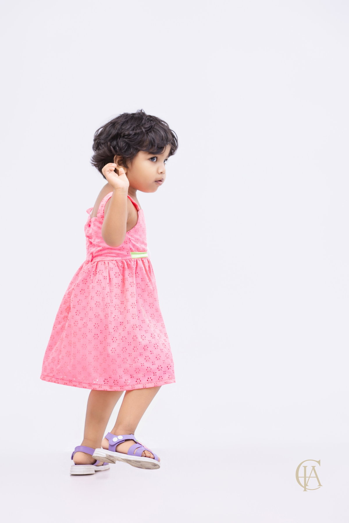 Infant Pink Bloom Dress 