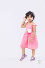 Infant Pink Bloom Dress  - 3