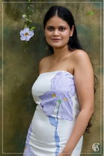 Lavender Iris Dress - 4