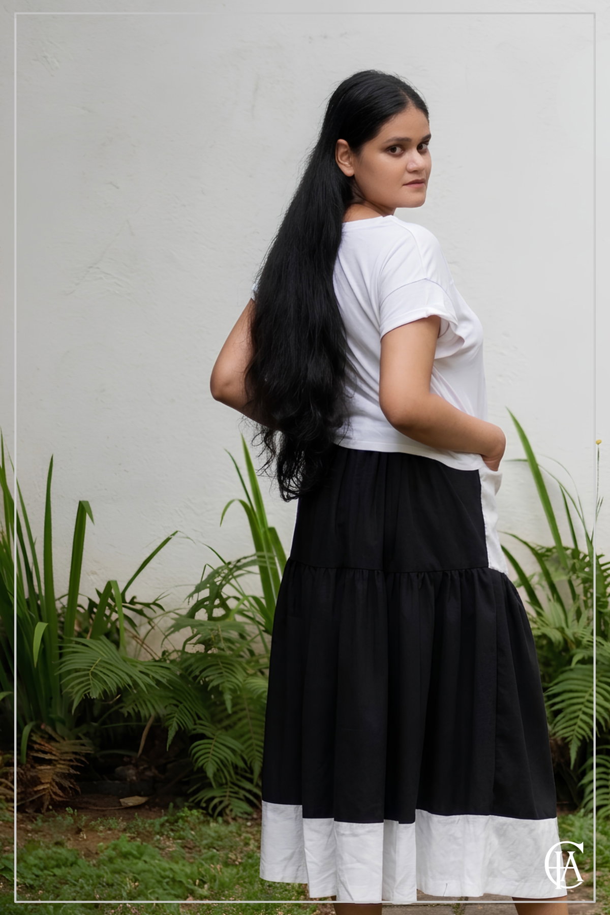Monochrome Muse Skirt