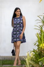 PTD blue floral dress  - 1