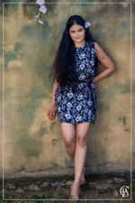 PTD blue floral dress  - 4
