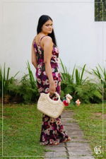 PTD Floral Cowl Neck Jumpsuit S - 2