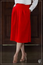 Scarlet Fold Skirt - 4