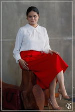 Scarlet Fold Skirt - 1