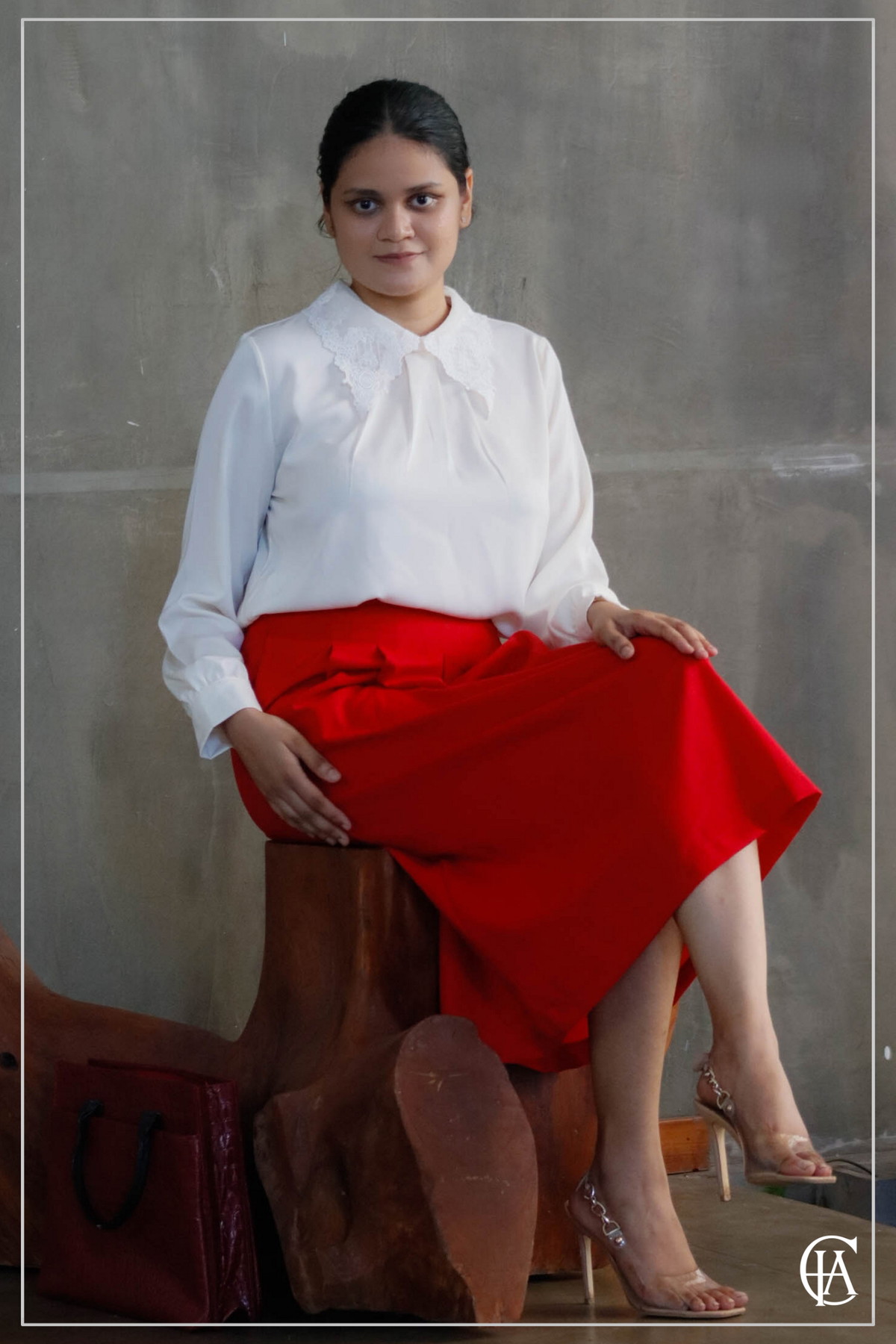 Scarlet Fold Skirt