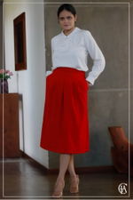 Scarlet Fold Skirt - 2
