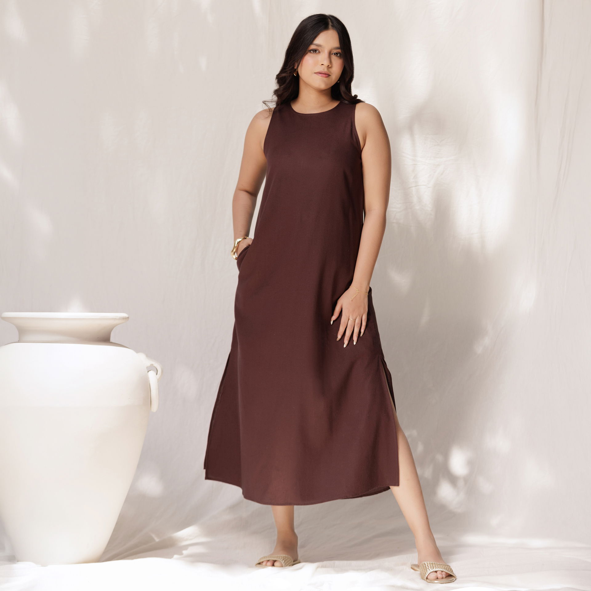 Buy MIDI DRESSES in chenara