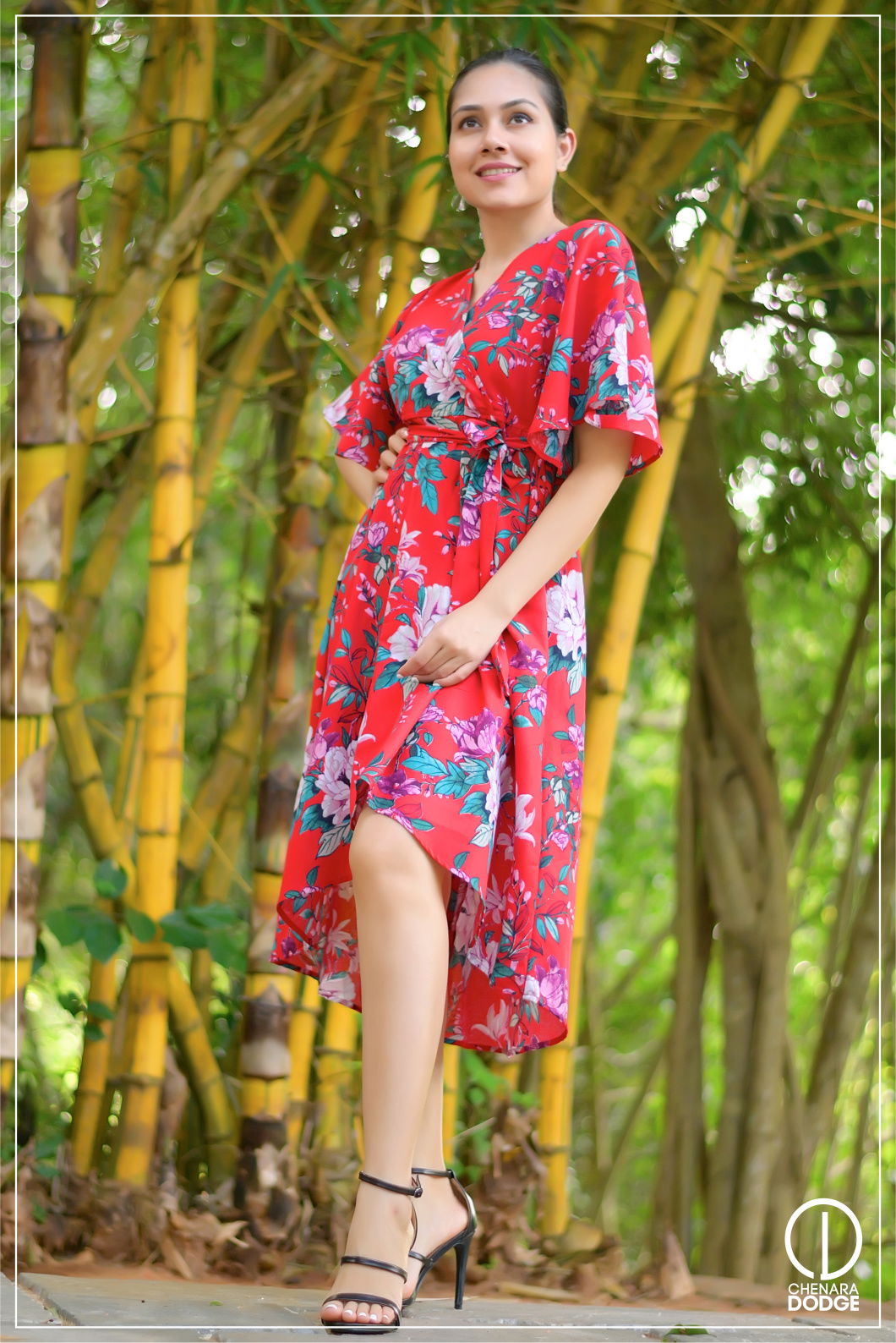 DEBBY CROSS-OVER MINI DRESS-UK18
