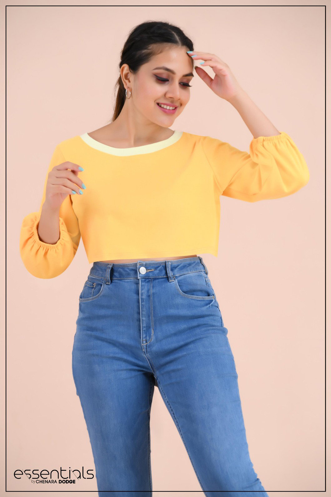 BIANCA CONTRAST KNIT TOP-UK8
