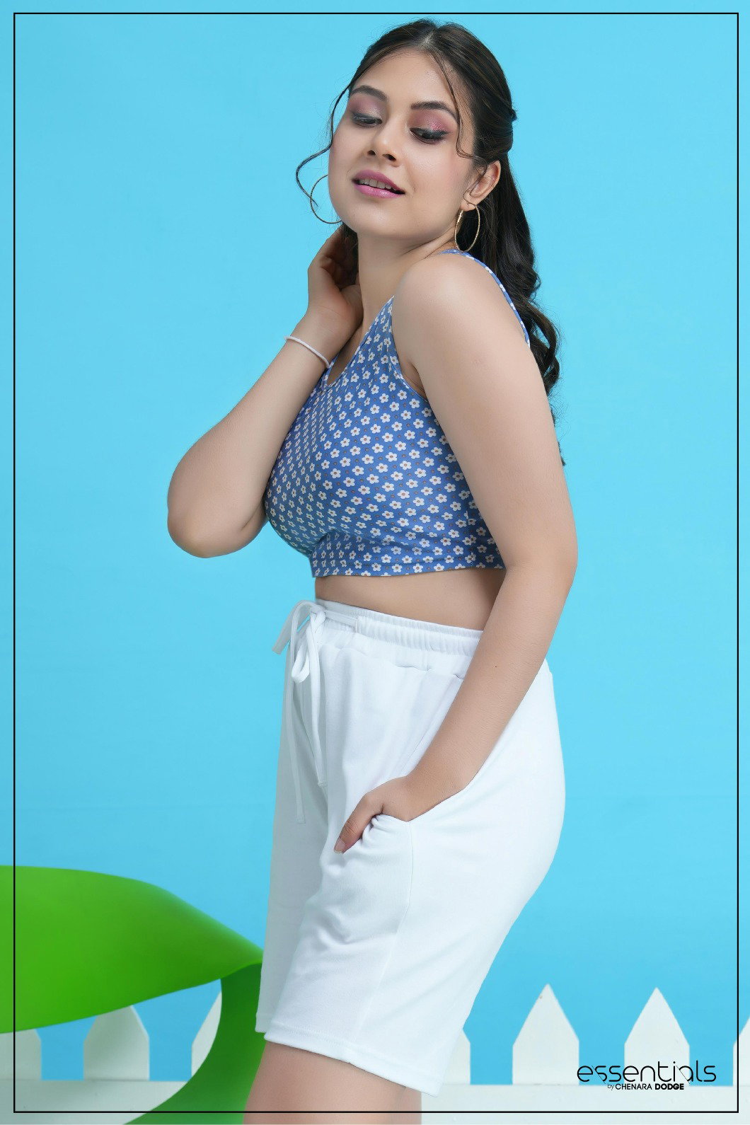 LUNA FLORAL TANK TOP-UK8