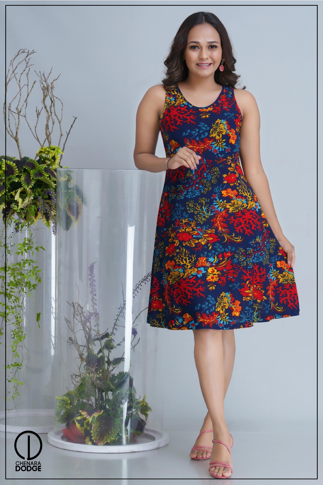 VICTORIA SHIFT MINI DRESS