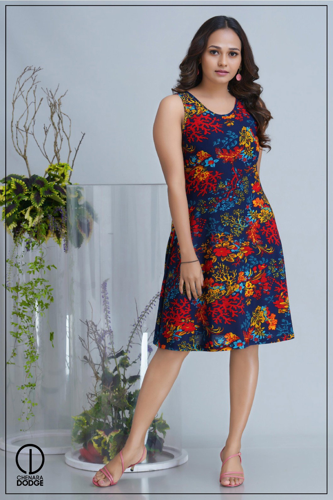 VICTORIA SHIFT MINI DRESS