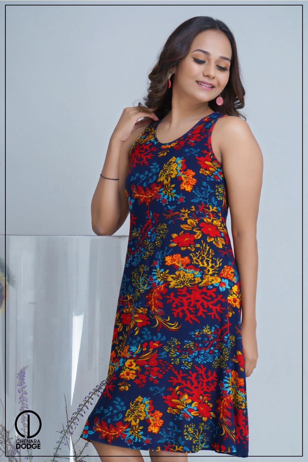 VICTORIA SHIFT MINI DRESS