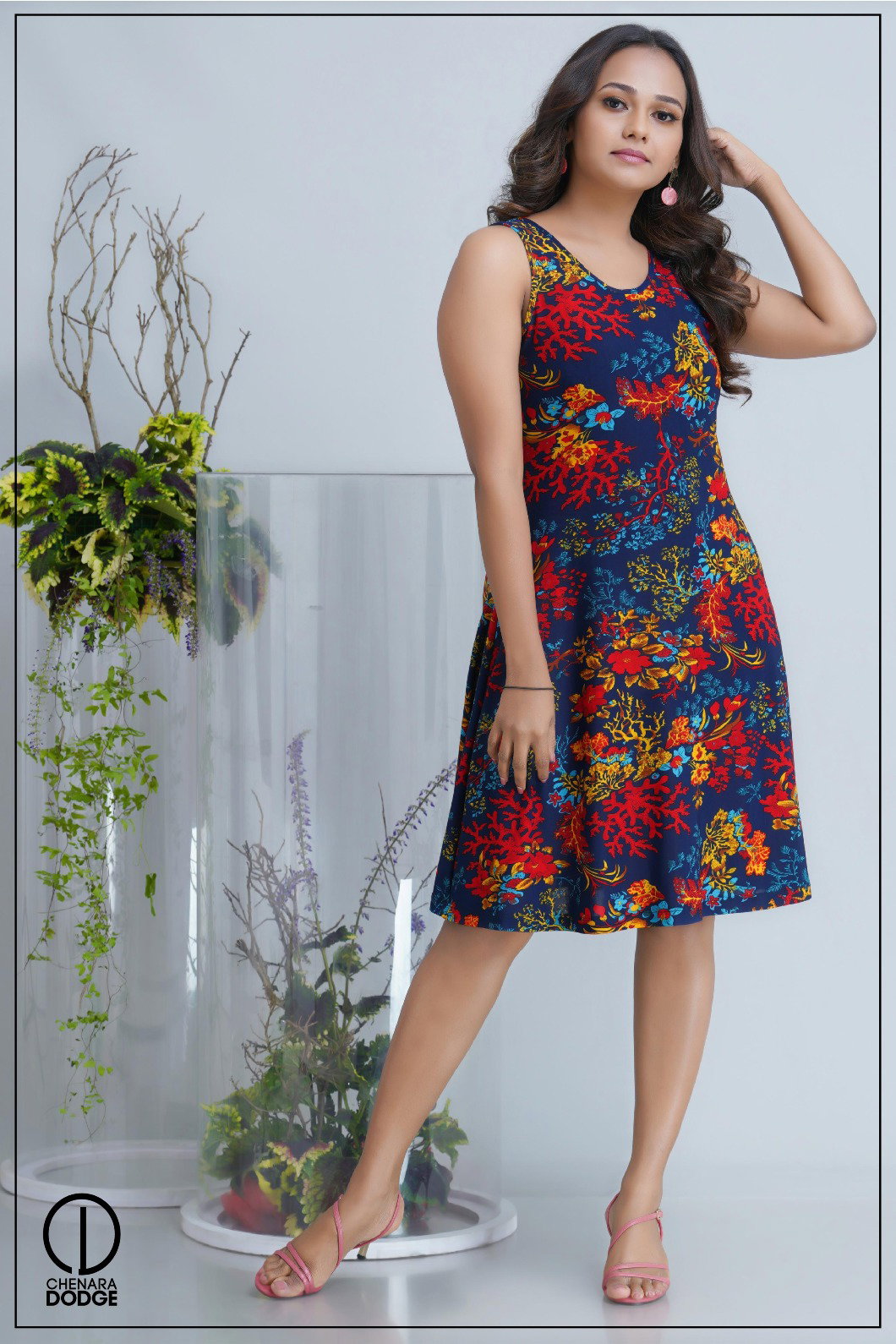 VICTORIA SHIFT MINI DRESS
