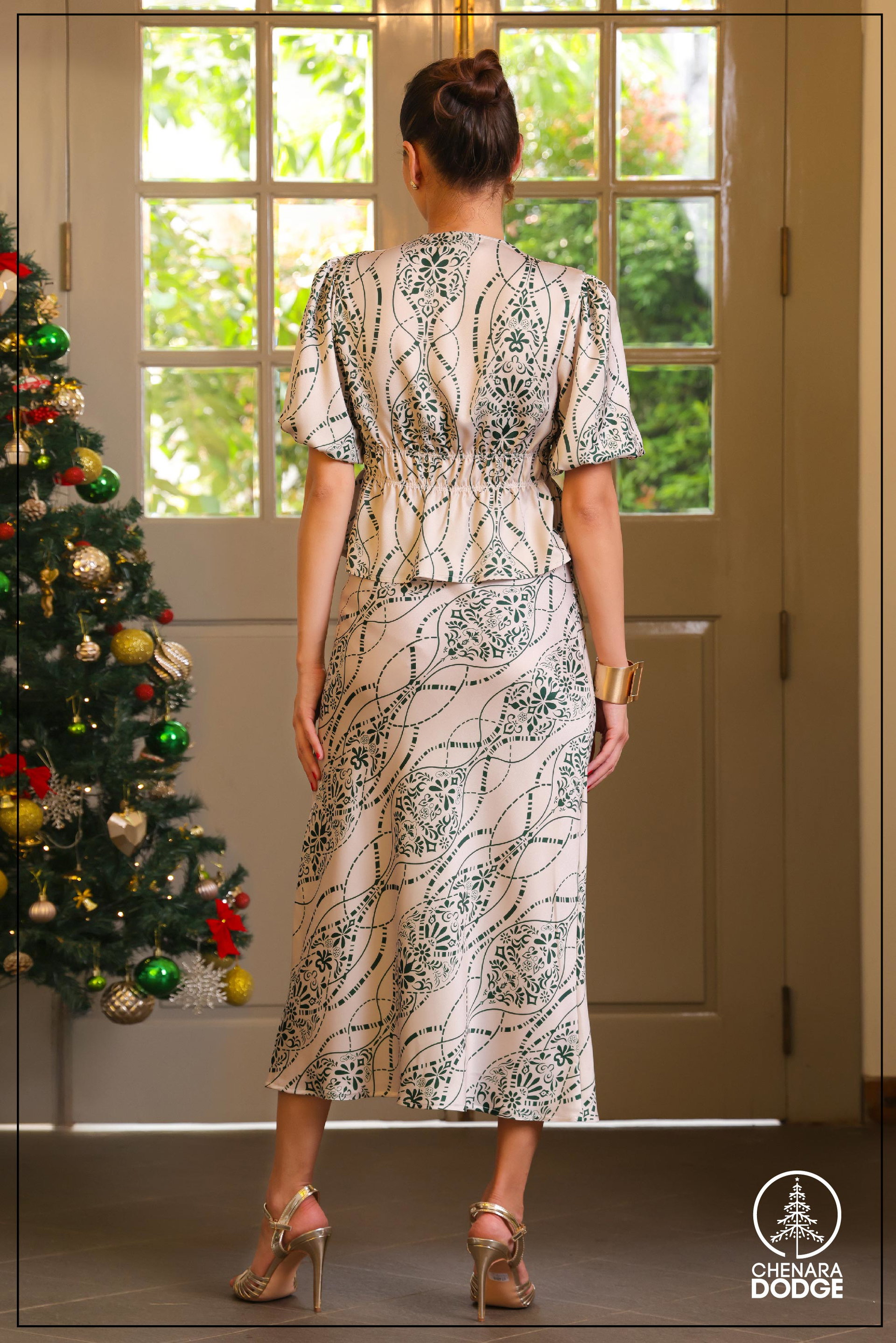 AISHA PRINTED SKIRT
