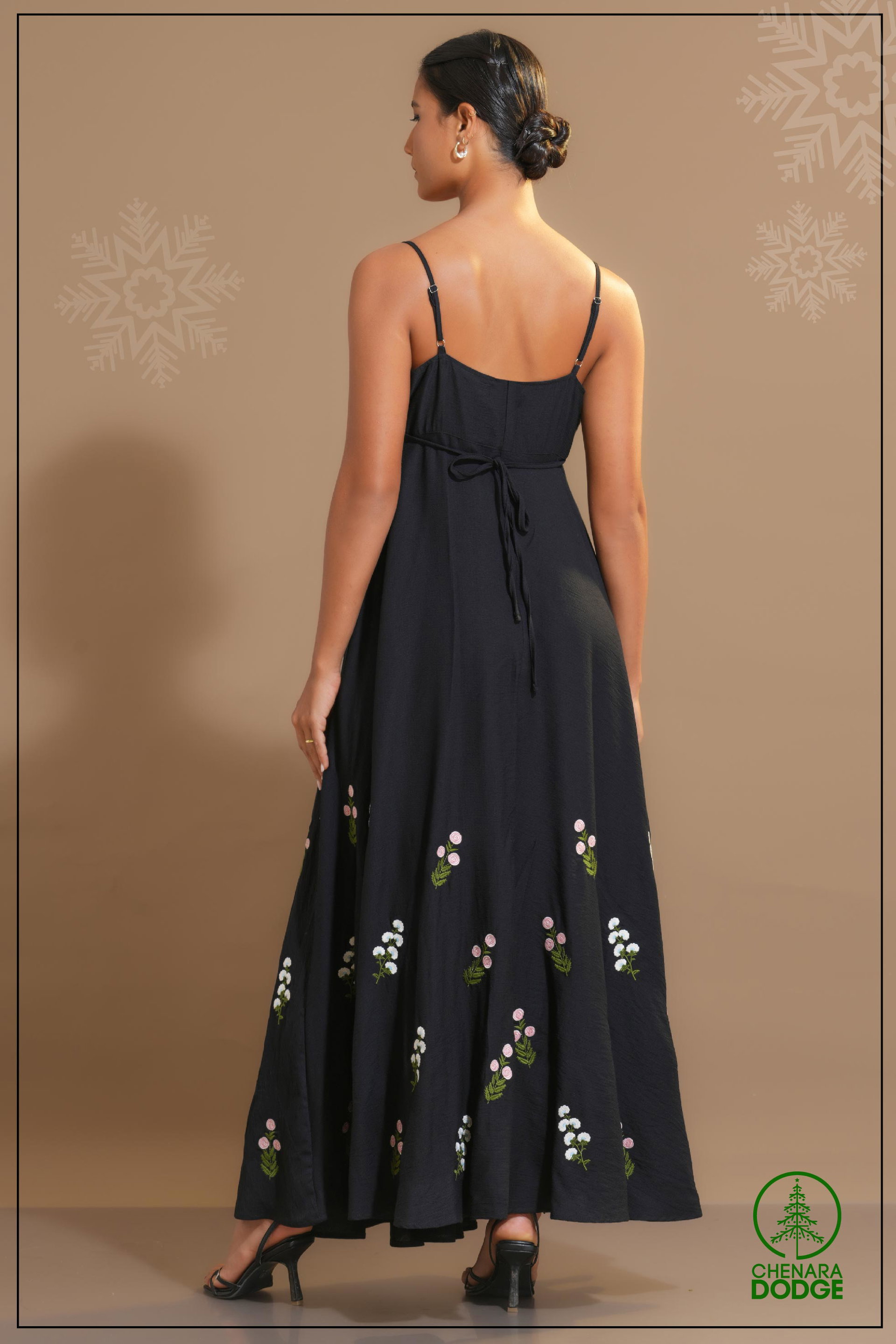 ALLISON EMBROIDERED MAXI DRESS