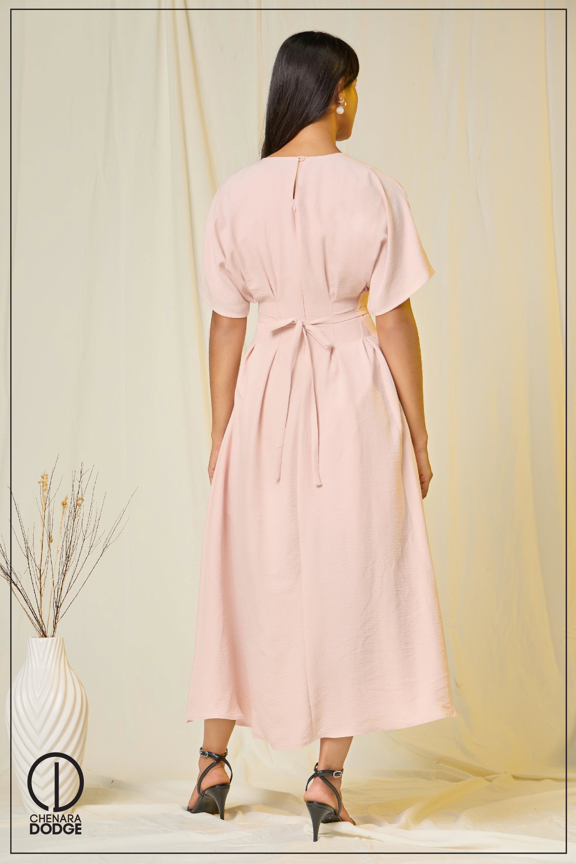 AMY PINTUCK MIDI DRESS