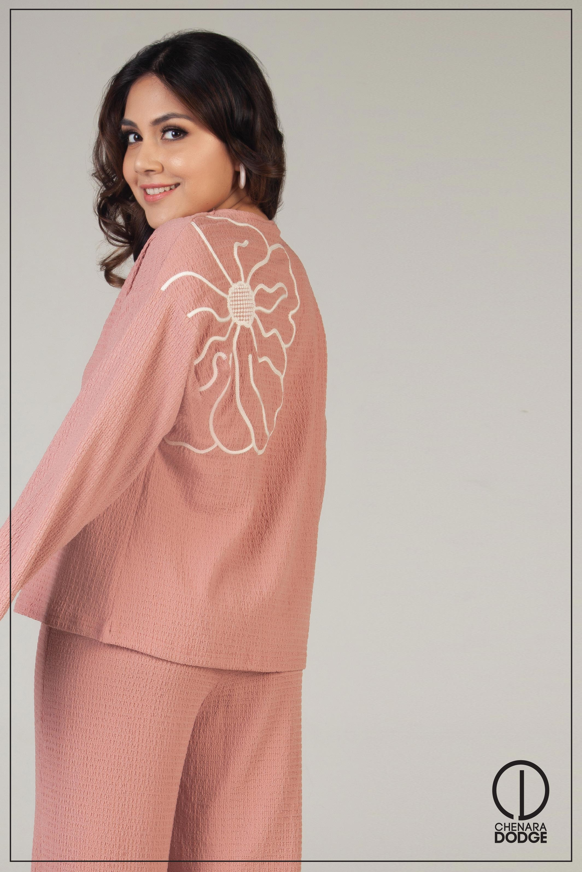 ASHLEY EMBROIDERED TWO PIECE SET