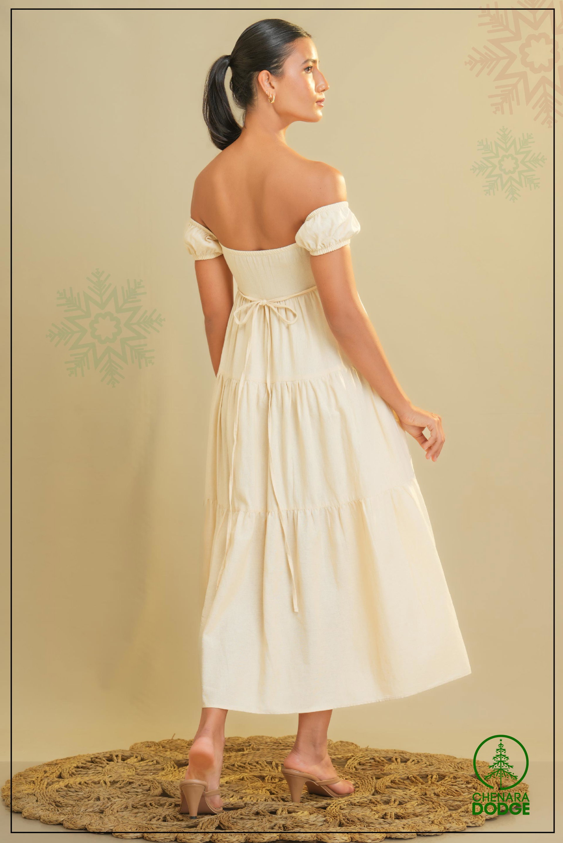 AVA OFF SHOULDER MAXI DRESS