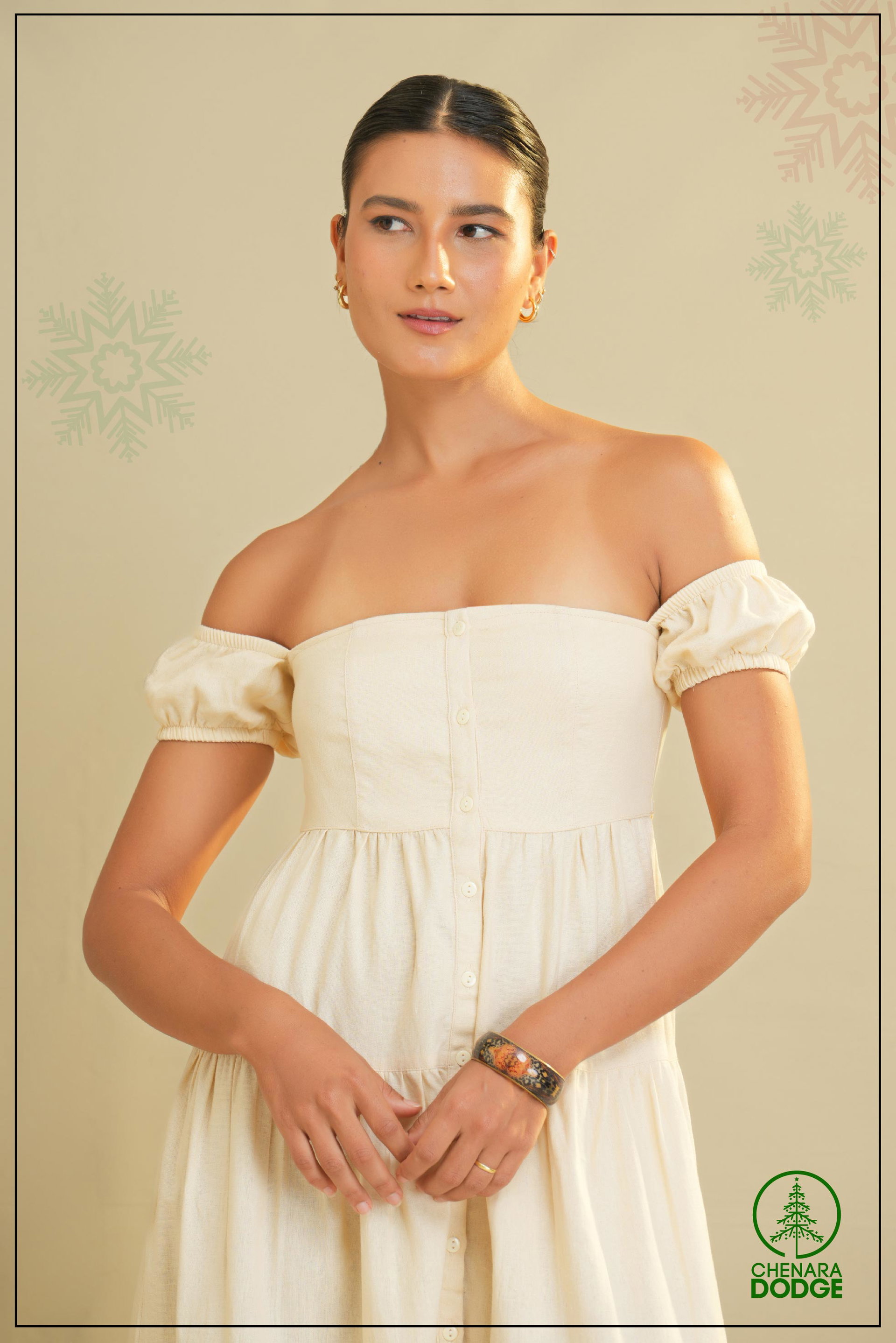 AVA OFF SHOULDER MAXI DRESS