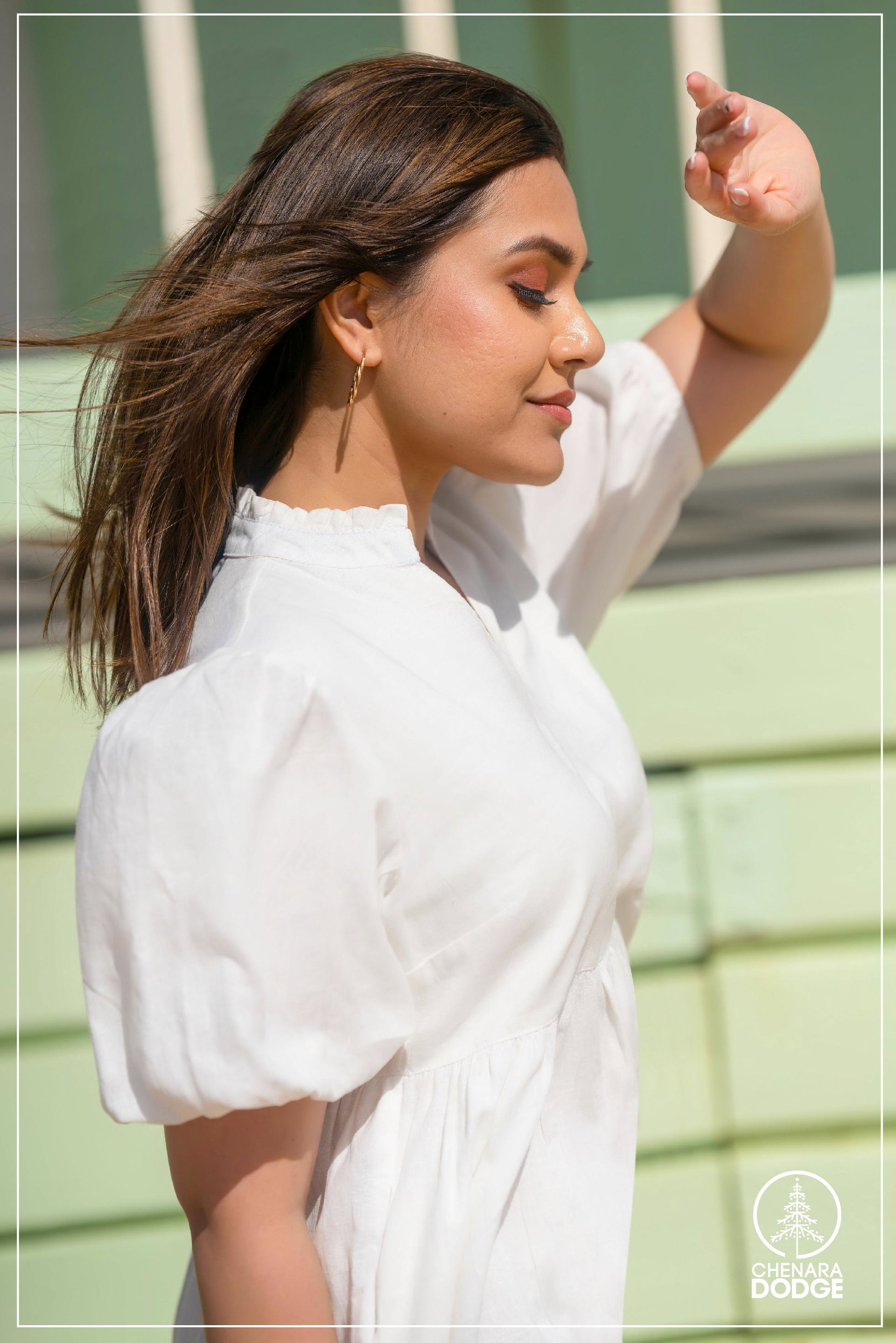 AVA PUFF SLEEVE MINI DRESS